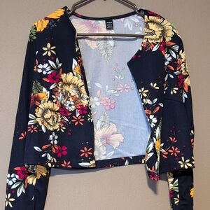 Floral Cropped Jacket
